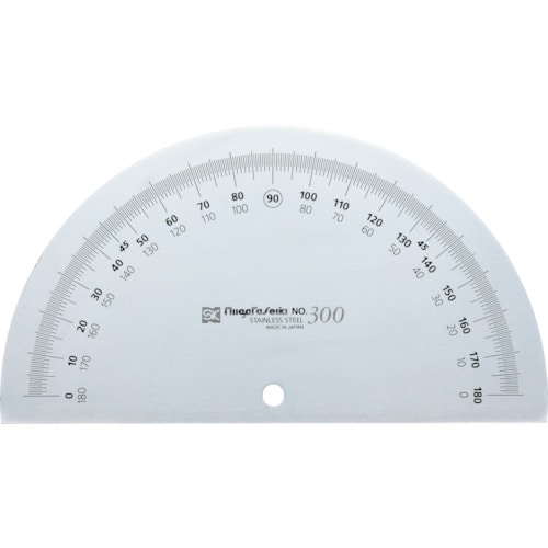 トラスコ中山 SK プロトラクターNo.192 目量0.5° シルバー仕上げ(ご注文単位1個)【直送品】