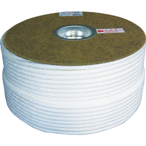 トラスコ中山 ユタカメイク ビニロン金剛打ロープドラム巻 9φ×150m(ご注文単位1巻)【直送品】