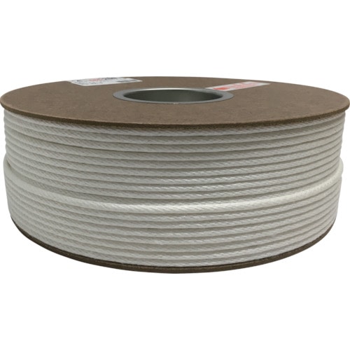 トラスコ中山 ユタカメイク ビニロン金剛打ロープドラム巻 4φ×200m(ご注文単位1巻)【直送品】