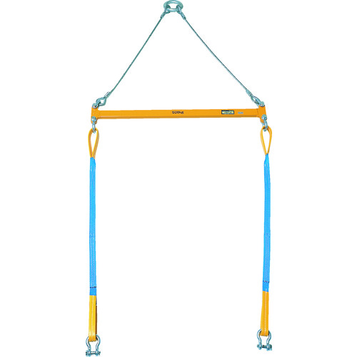 トラスコ中山 スーパー 2点吊用天秤 容量:500kg スパン長:800mm(ご注文単位1台)【直送品】