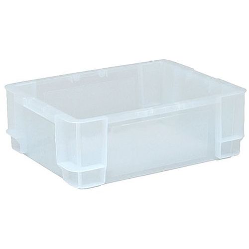 トラスコ中山 YAZAKI ポリテナー 21.5L クリアー(ご注文単位1個)【直送品】