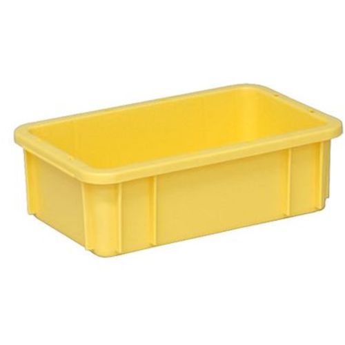 トラスコ中山 YAZAKI ポリテナー 4.4L イエロー(ご注文単位1個)【直送品】