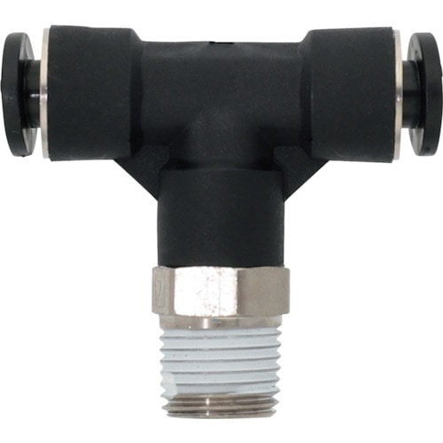 トラスコ中山 潤工社 ワンタッチ継手Mシリーズ テー 12mm PT1/8(ご注文単位1個)【直送品】