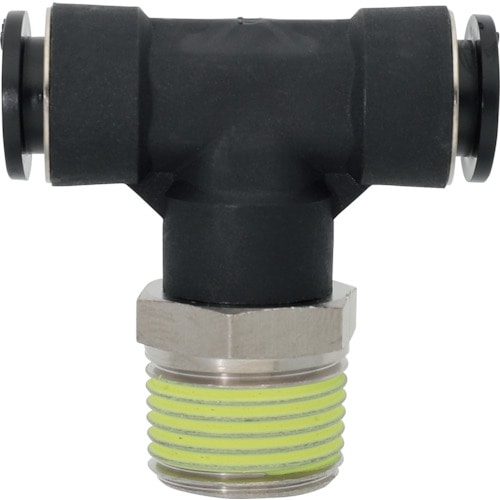 トラスコ中山 潤工社 ワンタッチ継手Mシリーズ テー 8mm PT3/8(ご注文単位1個)【直送品】