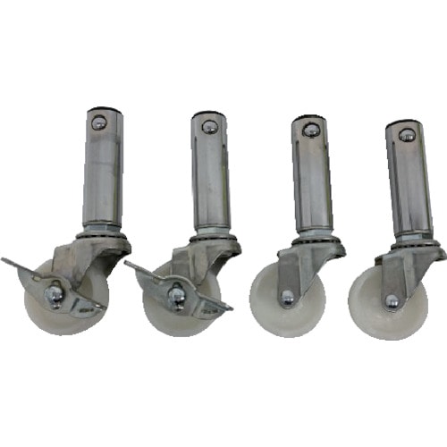 トラスコ中山 ミツヤ ポリカトラコン専用 φ50キャスター(ご注文単位1袋)【直送品】