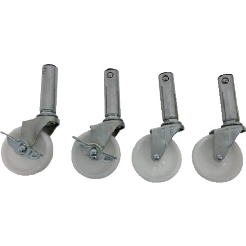 トラスコ中山 ミツヤ ポリカトラコン専用 φ75キャスター(ご注文単位1袋)【直送品】