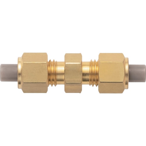 トラスコ中山 潤工社 黄銅製継手(ミリ系列) ユニオン 12×9mm(ご注文単位1個)【直送品】