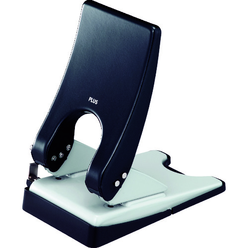 トラスコ中山 プラス 30766 2穴パンチ フォース1/2 L 黒(ご注文単位1個)【直送品】