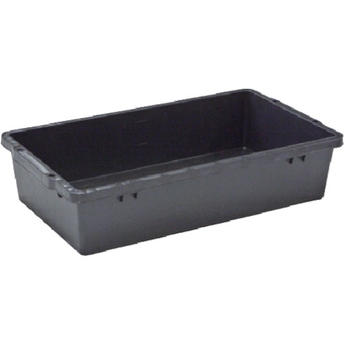 トラスコ中山 ANZEN プラ舟 プラ箱25 黒(ご注文単位1個)【直送品】
