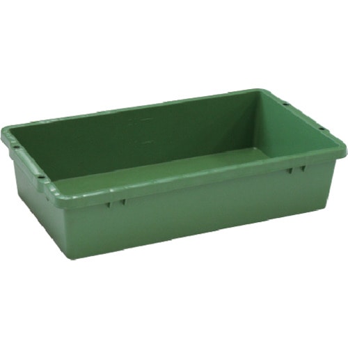 トラスコ中山 ANZEN プラ舟 プラ箱25 緑(ご注文単位1個)【直送品】
