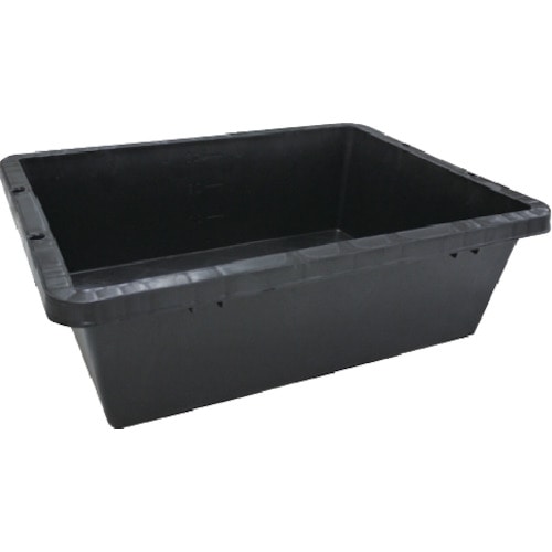 トラスコ中山 ANZEN プラ舟 プラ箱40 黒(ご注文単位1個)【直送品】