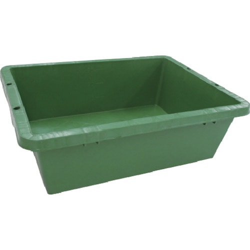 トラスコ中山 ANZEN プラ舟 プラ箱40 緑(ご注文単位1個)【直送品】
