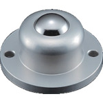 トラスコ中山 プレインベア ボールキャスター プレインベア 上下兼用 フランジタイプ ステンレス製 PV120FS 許容荷重200kg(ご注文単位1個)【直送品】