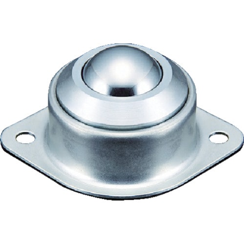 トラスコ中山 プレインベア ボールキャスター プレインベア ゴミ排出穴付 上向き用 ステンレス製 PV120HS 許容荷重200kg(ご注文単位1個)【直送品】