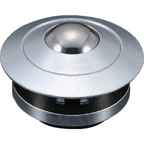 トラスコ中山 プレインベア ゴミ排出穴付 上向き用 スチール製 PV120UFH(ご注文単位1個)【直送品】