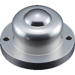 トラスコ中山 プレインベア ボールキャスター プレインベア 上向き用 フランジタイプ スチール製 PV160F 許容荷重300kg(ご注文単位1個)【直送品】