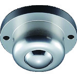 トラスコ中山 プレインベア ボールキャスター プレインベア 下向き用 フランジタイプ スチール製 PV160FM 許容荷重300kg(ご注文単位1個)【直送品】