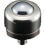 トラスコ中山 プレインベア ボールキャスター プレインベア 上下兼用 ボルトタイプ スチール製 PV20B 許容荷重80kg(ご注文単位1個)【直送品】