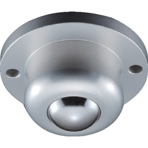 トラスコ中山 プレインベア ボールキャスター プレインベア 下向き用 フランジタイプ スチール製 PV260FM 許容荷重500kg(ご注文単位1個)【直送品】