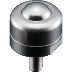 トラスコ中山 プレインベア ボールキャスター プレインベア 上下兼用 ボルトタイプ スチール製 PV50B 許容荷重110kg(ご注文単位1個)【直送品】