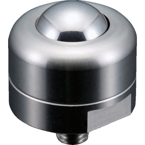 トラスコ中山 プレインベア ボールキャスター プレインベア ゴミ排出穴付 上向き用 ボルトタイプ スチール製 PV50BH 許容荷重110kg(ご注文単位1個)【直送品】