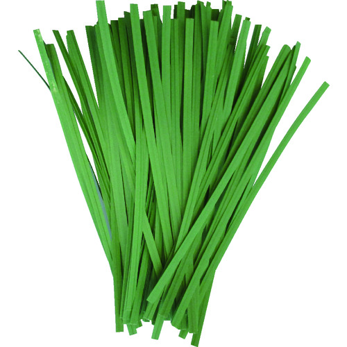 トラスコ中山 TRUSCO 園芸用ペーパータイ 幅4mm×長さ150mm 緑 100本入(ご注文単位1袋)【直送品】