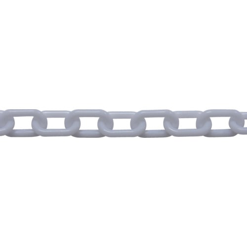 トラスコ中山 ニッサチェイン プラスチックチェイン 白 4mmX30M（ご注文単位1本）【直送品】