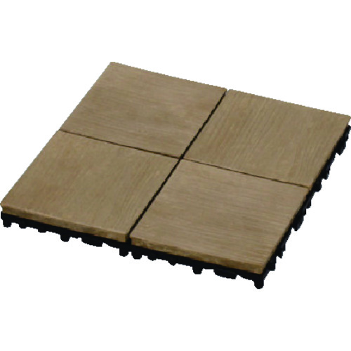 トラスコ中山 IRIS 182412 プレミアウッドパネルデッキ ベージュ PWD-300(ご注文単位1枚)【直送品】