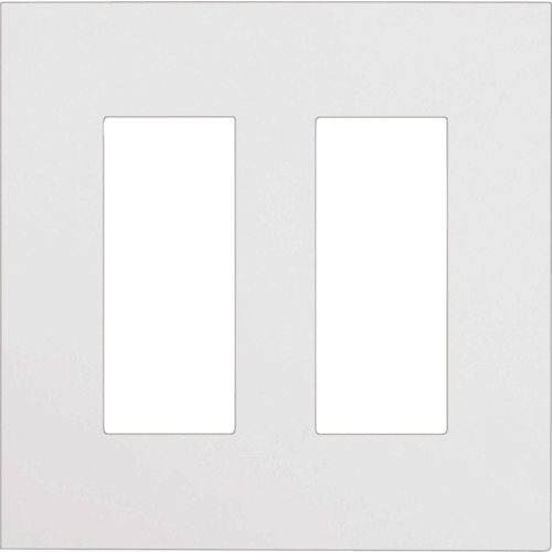 トラスコ中山 スガツネ工業 (210040753)PXP-ES02-WTスイッチプレート・コンセントプレート(2連)（ご注文単位1セット）【直送品】