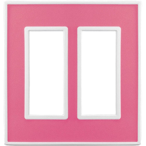 トラスコ中山 スガツネ工業 (210032225)PXP-FW02-APスイッチプレート・コンセントプレート(2連)（ご注文単位1セット）【直送品】