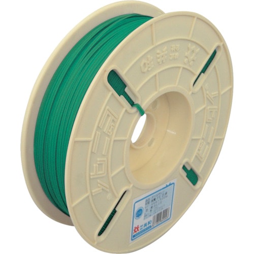 トラスコ中山 ビニタイ ポリエチレン リール巻 4mm×500M 緑(ご注文単位1巻)【直送品】