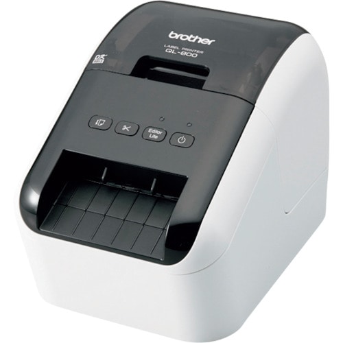 トラスコ中山 ブラザー 2インチ感熱ラベルプリンター”QL800”(ご注文単位1台)【直送品】