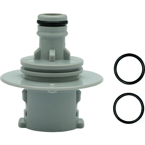 トラスコ中山 タカギ オーロラ本体ニップルセット(GY)Oリング仕様（ご注文単位1個）【直送品】