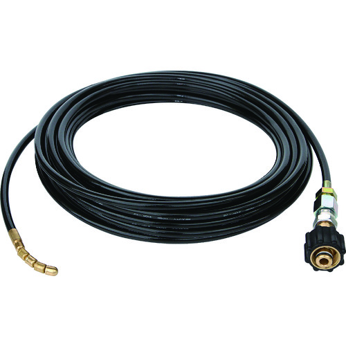 トラスコ中山 アサダ 1/4洗管ホース 8/60・8.5/60用 10m Qカプラ(ご注文単位1本)【直送品】