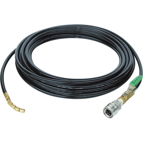 トラスコ中山 アサダ SUS洗管ホース 8/60・8.5/60用 10m Qカプラ(ご注文単位1本)【直送品】