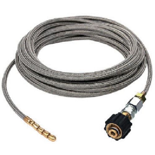 トラスコ中山 アサダ SUS洗管ホース 8/60・8.5/60用 20m Qカプラ(ご注文単位1本)【直送品】