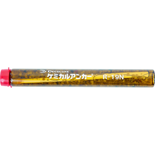 トラスコ中山 DECOLUXE ケミカルアンカー Rタイプ(-N)(回転及び回転打撃型)穿孔深さ200(ご注文単位1本)【直送品】