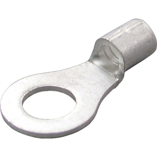 トラスコ中山 ニチフ 裸圧着端子 R形(50P)外寸19.2mmスタッド径13mm(ご注文単位1パック)【直送品】