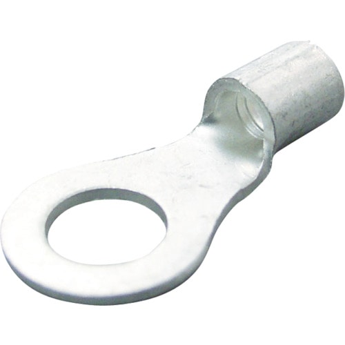 トラスコ中山 ニチフ 裸圧着端子 R形(100P)より線2.63~6.64 外寸12(ご注文単位1パック)【直送品】