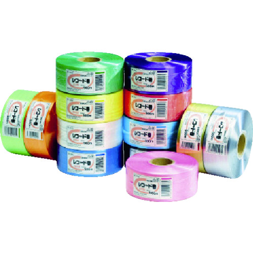 トラスコ中山 積水 レコード巻 500m 青(ご注文単位1巻)【直送品】