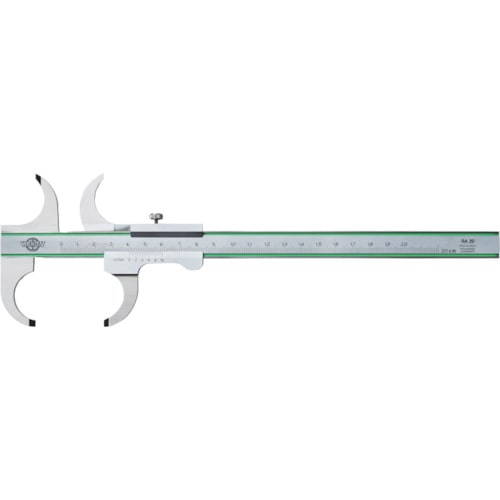 トラスコ中山 カノン 両丸口ノギス200mm(ご注文単位1本)【直送品】