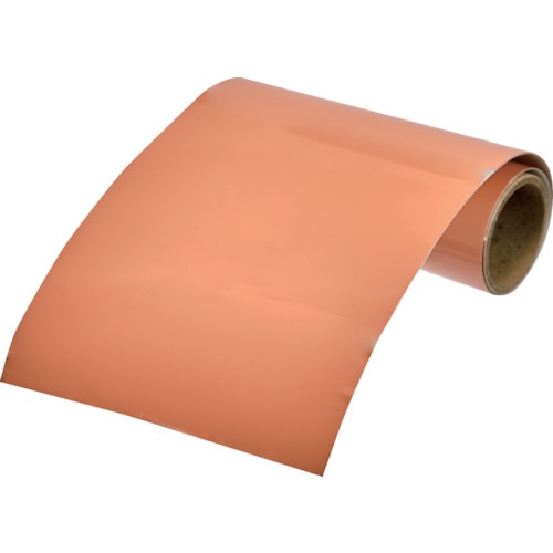 トラスコ中山 TRUSCO 配管識別テープ 薄い黄赤(2.5YR7/6)(電気関係)100MM幅X1M(ご注文単位1巻)【直送品】