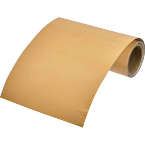 トラスコ中山 TRUSCO 配管識別テープ 薄い黄(2.5Y8/6)(ガス関係)100MM幅X1M(ご注文単位1巻)【直送品】