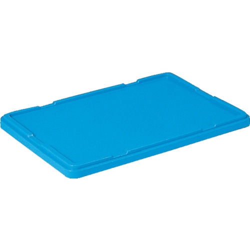 トラスコ中山 リス Rボックス型コンテナ 134185 B型プラテナーRB-30蓋-1 青（ご注文単位1枚）【直送品】