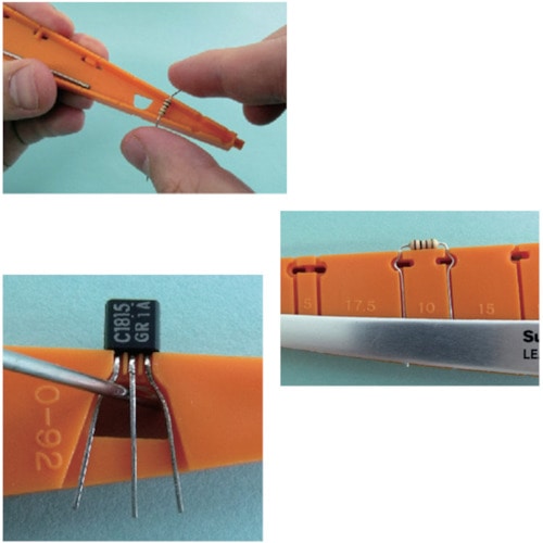 トラスコ中山 サンハヤト 簡易リード折り曲げ器リードベンダー(ご注文単位1個)【直送品】