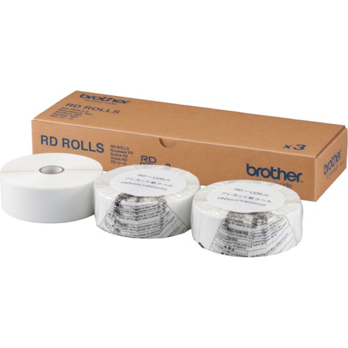トラスコ中山 ブラザー RDロール(TDシリーズ用) 幅40mm×長さ60mm(ご注文単位1箱)【直送品】