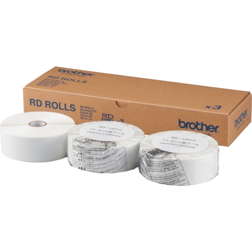 トラスコ中山 ブラザー RDロール(TDシリーズ用) 幅40mm×長さ50mm(ご注文単位1箱)【直送品】