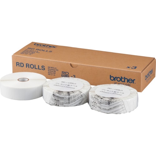 トラスコ中山 ブラザー RDロール(TDシリーズ用) 幅30mm×長さ30mm(ご注文単位1箱)【直送品】