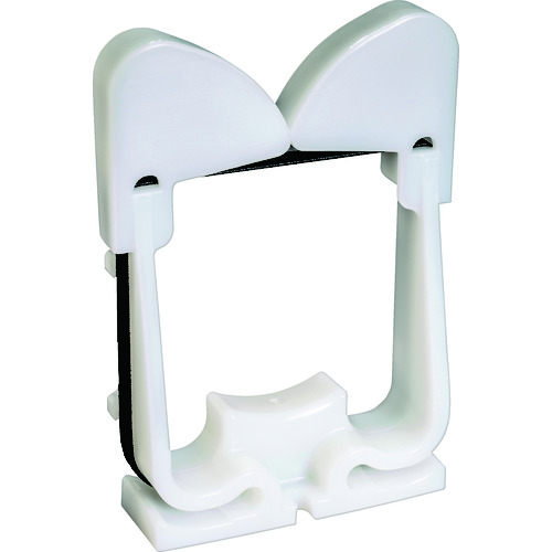 トラスコ中山 パンドウイット ハーネスボードアクセサリ エラスティックリテイナー 白 10個入(ご注文単位1袋)【直送品】