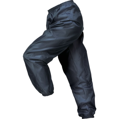 トラスコ中山 おたふく RF-20 ネイビーポリパンツ 裾ゴム付3L（ご注文単位1枚）【直送品】